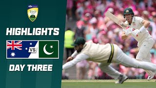 Australia v Pakistan 202324  Third Test  Day 3 [upl. by Nnaeitak]