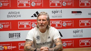 PostMatch Reaction from Head Coach Robbie Savage after Morpeth victory [upl. by Paul201]