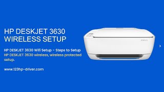 HP Deskjet 3630 setup  wireless setup  Ink cartridge Install  USB connection [upl. by Anyak]