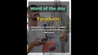 quotWord of the Day Epiphany ✨  Expand Your Vocabulary with English Planetquot english shorts [upl. by Siva420]