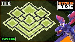 TOP 10 Best TH8 War BASE With Link  TH8 LAYOUT Copy Link  Town Hall 8 War Base Copy Link [upl. by Eimoan830]