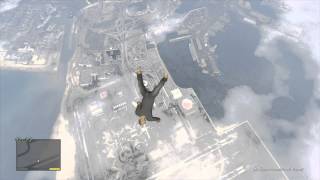 gta 5 atomic blimp max height plus free fall death [upl. by Eidaj]