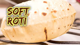 Soft Roti  How to Make soft and fluffy Roti  फुलेको र नरम रोटि  Indian Flat Bread Fulka Phulka [upl. by Gunas]