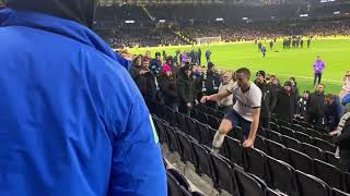 Eric Dier punching a bully fan Spurs vs Norwich [upl. by Repip]