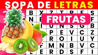 Sopa De Letras quotFrutasquot 🍎🍇🍑 Como Mejorar La CONCENTRACION Adulto Mayor 🍋 SuperQuiz [upl. by Zehc781]