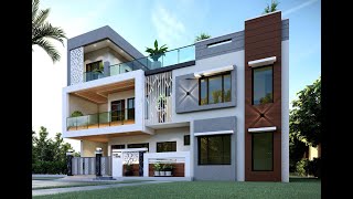 50 FEET FRONT HOUSE MODERN ELEVATION [upl. by Landre]