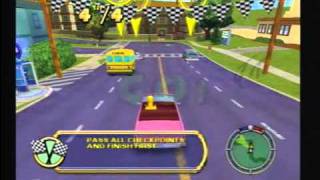 The Simpsons Hit amp Run Walkthrough Part 4 I was er attempting to grind that rail [upl. by Acsirp623]