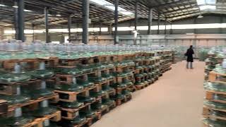 Toughened Glass Insulators  Factory Stockinsulator 120bpm 160bpm factory [upl. by Ahseral925]