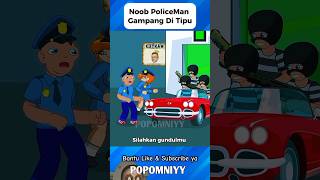 Noob PoliceMan Gampang di tipu penjahat ‼️roblox skibiditoilet funny minecraft [upl. by Nallek191]