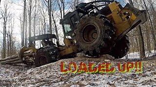 CAT 545C SKIDDER [upl. by Phillips]