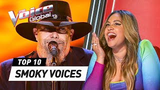 UNEXPECTED Unthinkable RASPY VOICES in Blind Auditions on The Voice [upl. by Faubert]