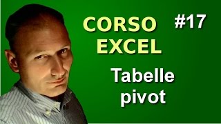 Corso di Excel  Lezione 17  Tabelle pivot [upl. by Drarrej]