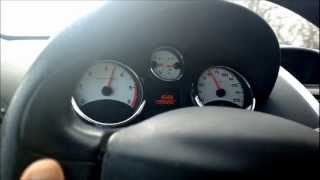 Testdrive Peugeot 207 cc 16 HDI FAP 110 Ps  Tachoansicht Full HD [upl. by Siuqram]