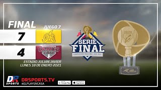 Resumen Águilas Cibaeñas vs Gigantes del Cibao  18 ENE 2021  Serie Final Lidom [upl. by Askari]