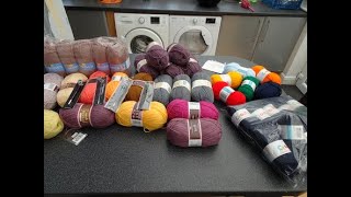 Last day of Ewenited Yarn and Gifts Haul  210821  Crochet Vlog [upl. by Chafee]