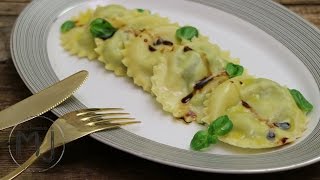 RAVIOLIS DE ESPINACAS Y RICOTTA  Cómo hacer ravioles caseros [upl. by Ecyal]