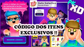 PK XD  COMO ADICIONAR O CÓDIGO DOS ITENS EXCLUSIVOS DO GATO GALACTICO [upl. by Ahsien]