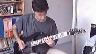 Victor Smolski  RAGE  Dies irae Vs Down  GUITAR COVER [upl. by Maclaine249]