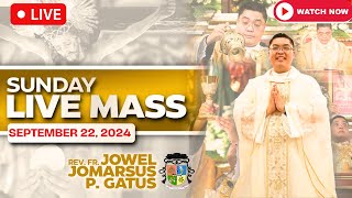 SUNDAY FILIPINO LIVE MASS TODAY II SEPTEMBER 22 2024 II FR JOWEL JOMARSUS GATUS [upl. by Donatelli]