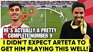 The GENIUS Way Arteta Is Using Kai Havertz As Number 9 At Arsenal Highlights amp Analysis [upl. by Critchfield]