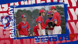 BASEBALL  Paragould Rams vs Westside Warriors [upl. by Bringhurst]