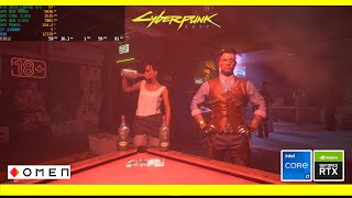 Cyberpunk 2077 Benchmark Ultra HP Omen 17 11800H RTX 3070 [upl. by Clancy567]