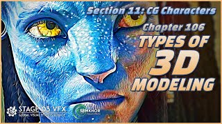 Dantes VFX Class  Part 106 Types of 3D Modeling [upl. by Elianore]