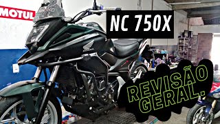 FIZ UMA REVISÃO GERAL NA HONDA NC 750X [upl. by Diahann]