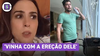 Tata Werneck expõe bastidores de primeira novela com Rafa Vitti Vinha com a ereção dele [upl. by Pain142]