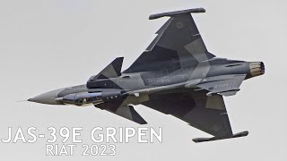 The AWARD WINNING SAAB JAS39E Gripen display  RIAT 2023 [upl. by Tabatha]