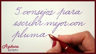 5 Consejos para Escribir Mejor con Pluma 5️⃣🖋️ [upl. by Nahshu]