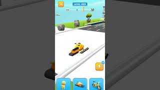 ShapeShape transform car race games gaming car race short video viralshape transformgaming [upl. by Yenalem]