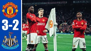 🔴 Man United vs Newcastle HIGHLIGHTS 32 Hojlund goal Amad Diallo goal Kobbie Mainoo goal [upl. by Naerb497]