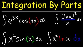 Integration By Parts [upl. by Hanoj]