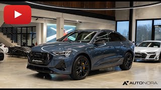 Audi etron Sportback 55 quattro S line in plasmablau [upl. by Drescher79]