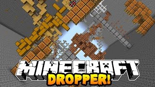 Minecraft NEW DROPPER MAP The Falling wPrestonPlayz Kenny amp PeteZahHutt [upl. by Mufi]