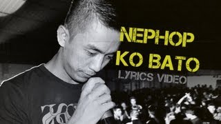 Laure  Nephop ko bato Lyrics video [upl. by Veal]