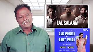 LAAL SALAAM Review  RajiniKanth Vishnu Vikranth  Tamil Talkies [upl. by Aneeuqal]