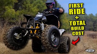 WIDE OPEN Yamaha Blaster 100 Top End Test  Budget Breakdown [upl. by Jarlathus]