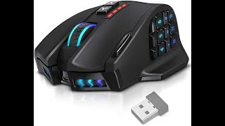 UtechSmart Venus Pro RGB  Mouse inalámbrico MMO [upl. by Lyndsey]