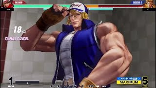 KOF XV Terry Combos 30  100 [upl. by Elesig]