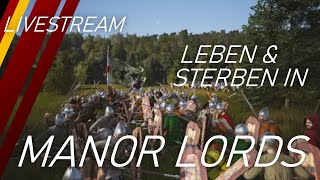 MANOR LORDS  Leben und Sterben im Mittelalter  Gameplay deutsch [upl. by Arluene908]