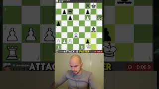 GREAT ATTACK EXPLOITING OPPONENT chess bulletchess [upl. by Ecnarret48]