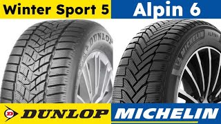 Dunlop Winter Sport 5 vs Michelin Alpin 6 [upl. by Abbub637]