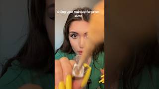 ASMR doing your makeup amp hair for prom shorts makeup asmrmakeup [upl. by Alano744]