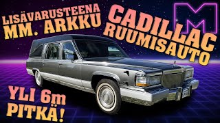 KOEAJOSSA  CADILLAC BROUGHAM DELEGANCE 57 V8 RUUMISAUTO 91 4K [upl. by Etan]