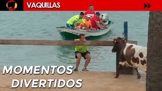 MOMENTOS DIVERTIDOS CON VACAS BRAVAS DEL AÑO 2018 😂😅 [upl. by Dahs]