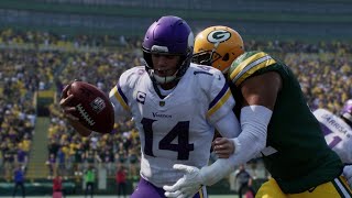 Minnesota Vikings vs Green Bay Packers  NFL Week 4 2024 Full Game Highlights  Madden 25 Sim [upl. by Assirec]