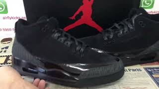 Unboxing Jordan 3 Retro Black Cat H12 Batch Review [upl. by Radcliffe]