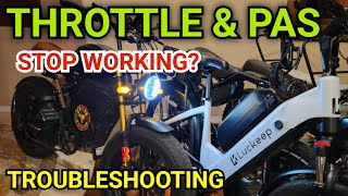 Throttle or Pedal Assist Not Working Troubleshooting Steps Ebike 101 [upl. by Wildon]